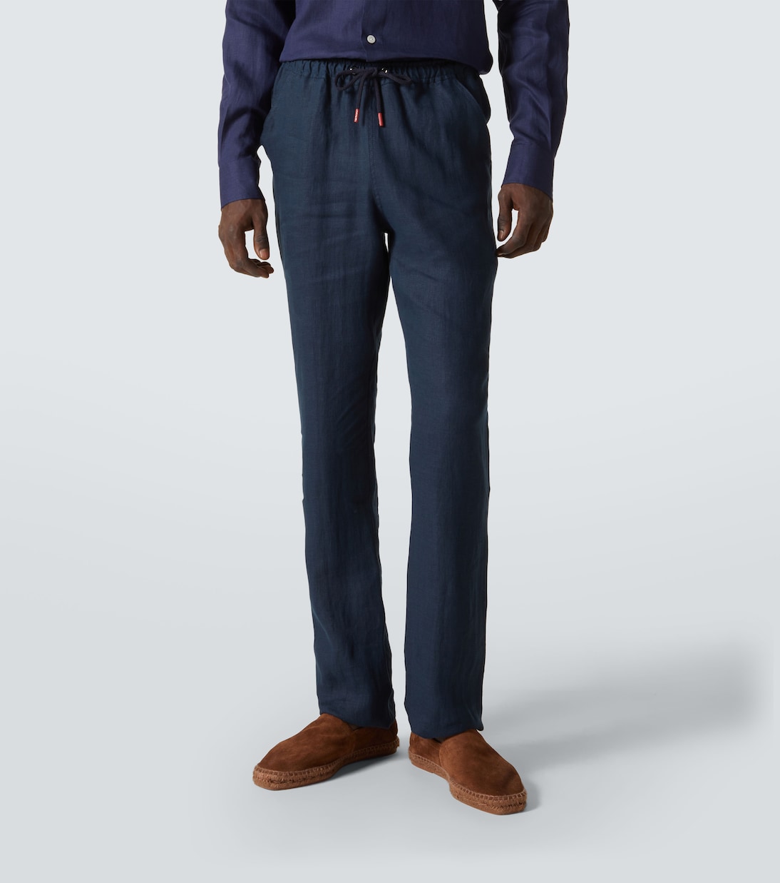 Pantaloni regular in lino | Kiton