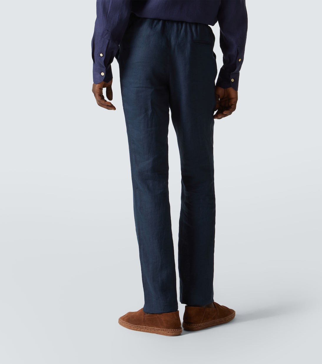 Pantaloni regular in lino | Kiton