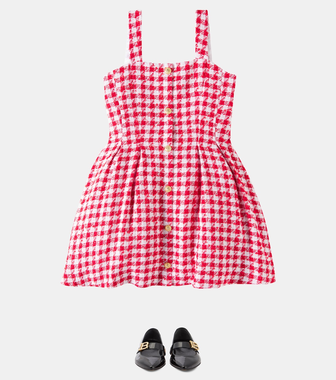 Kleid aus Tweed | Balmain Kids