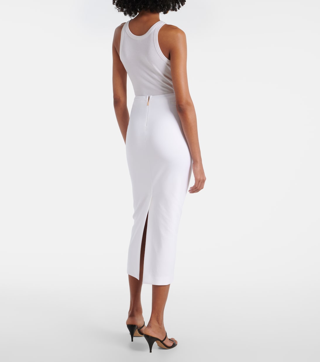 High-Rise-Bleistiftrock Charme aus Jersey | Max Mara