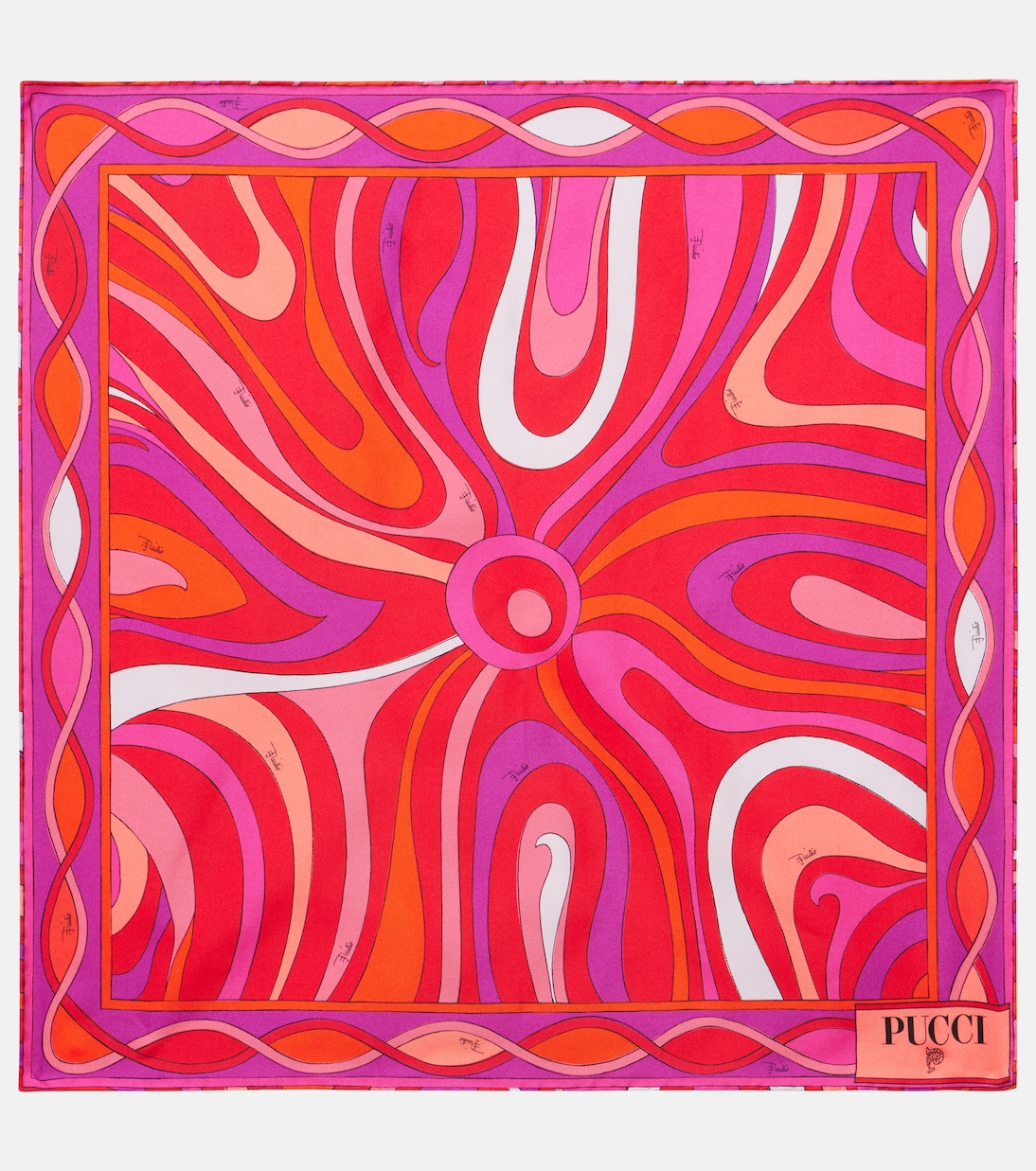 Sciarpa Marmo in twill di seta | Pucci