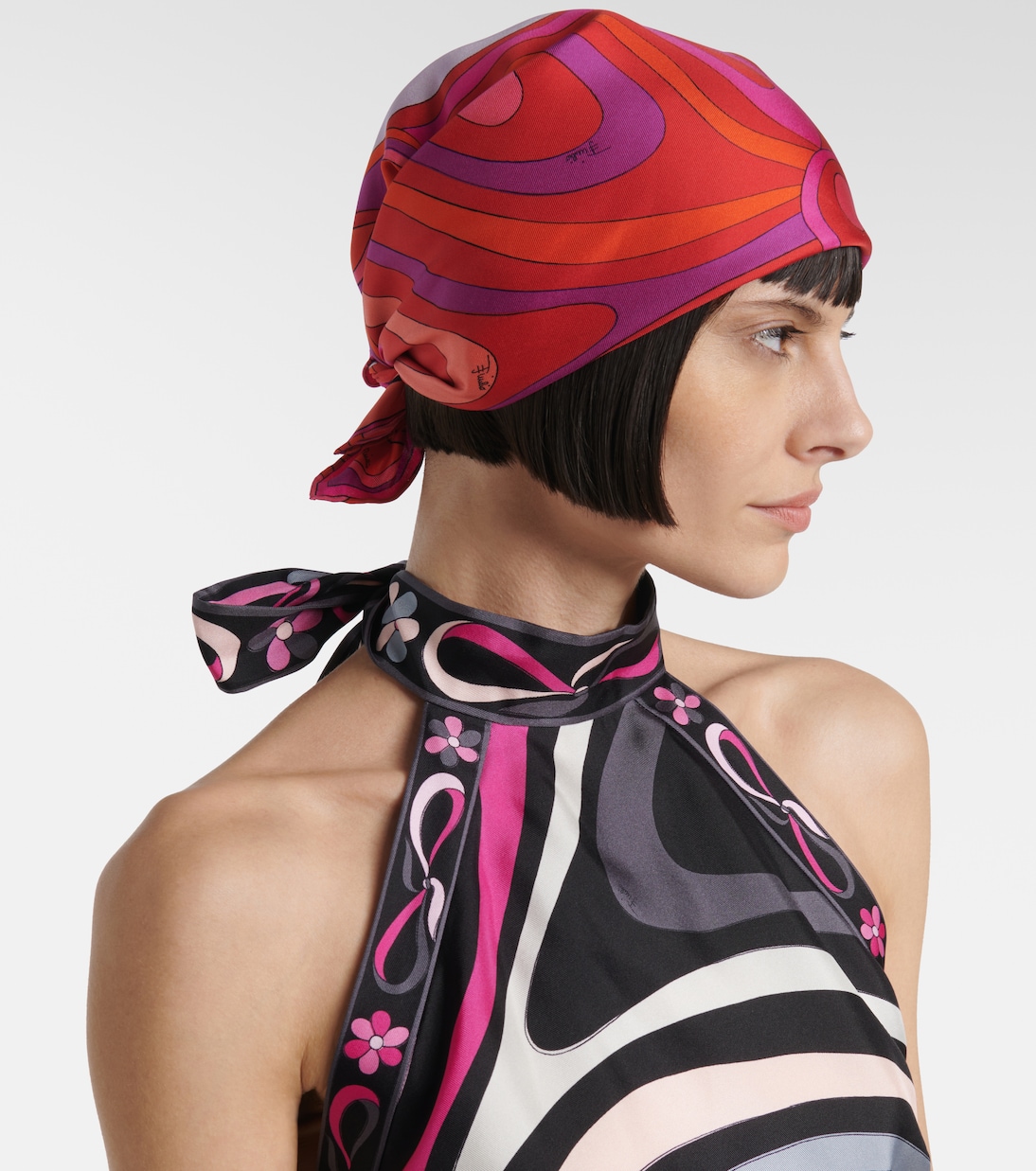 Sciarpa Marmo in twill di seta | Pucci