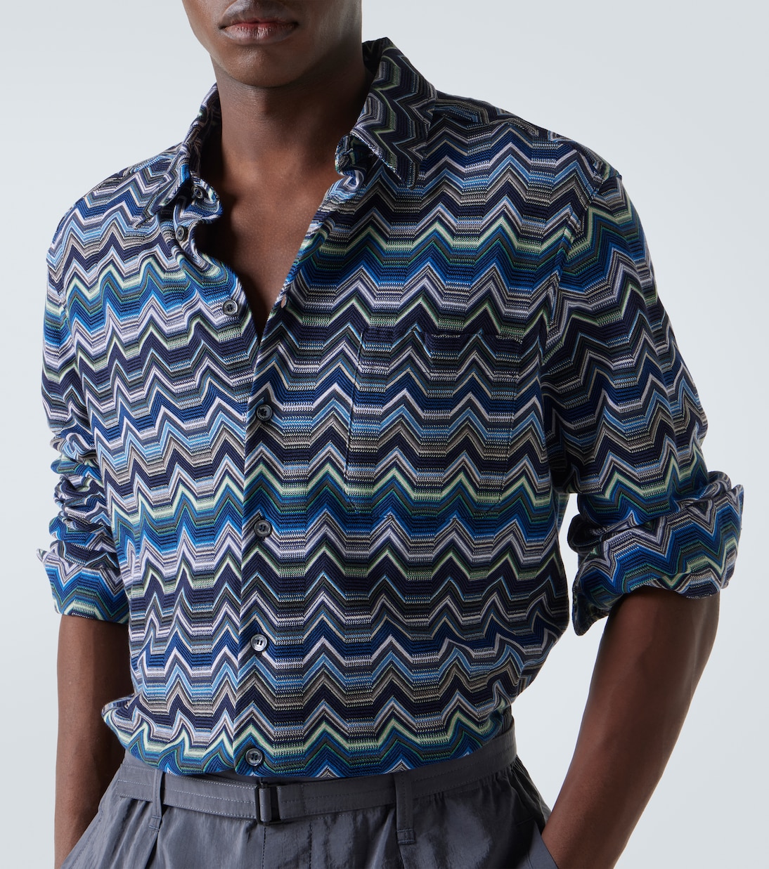 Camisa de algodón en zigzag | Missoni