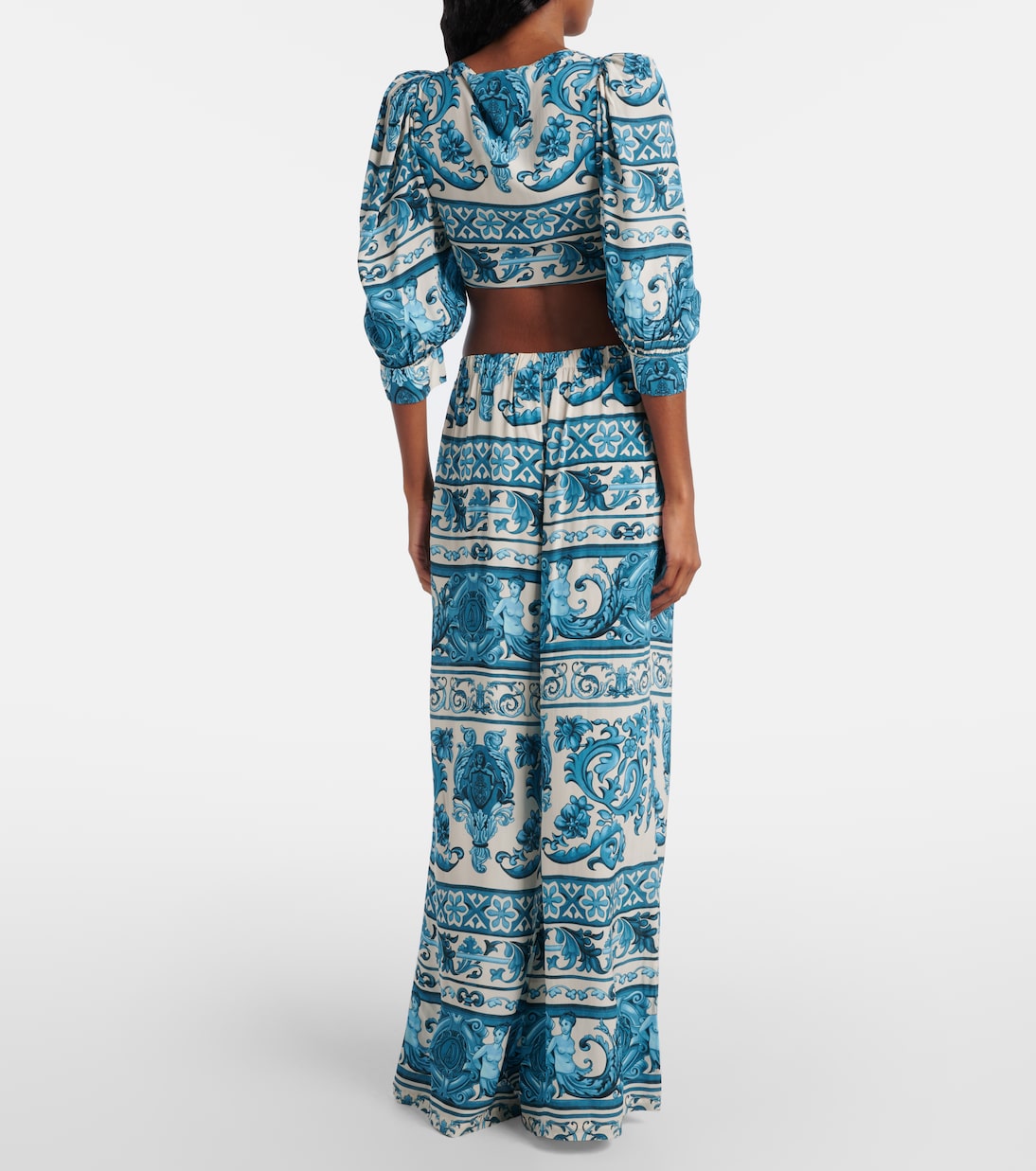 Printed crop top | Adriana Degreas