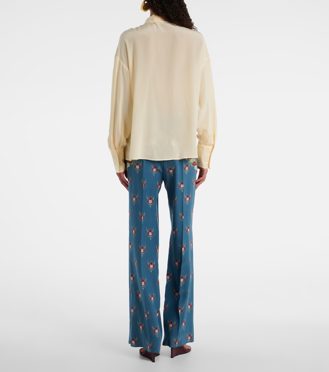 Floral silk blouse | Etro