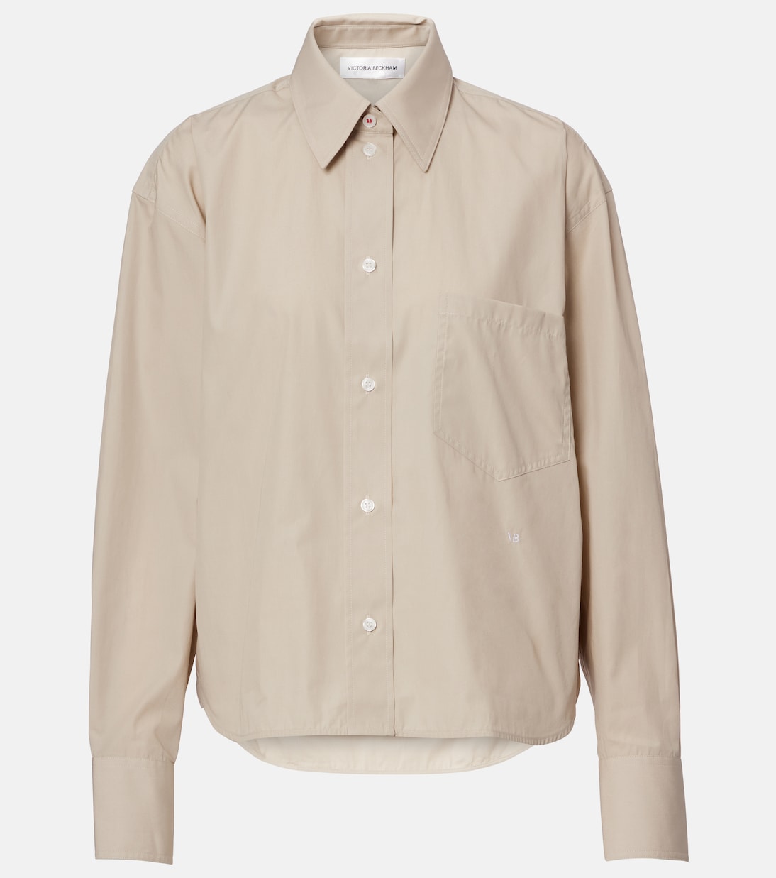 Cropped-Hemd aus Baumwolle | Victoria Beckham