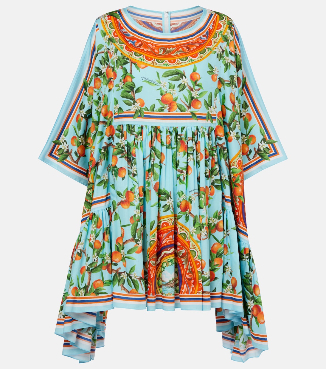 Caftán de algodón estampado | Dolce&Gabbana