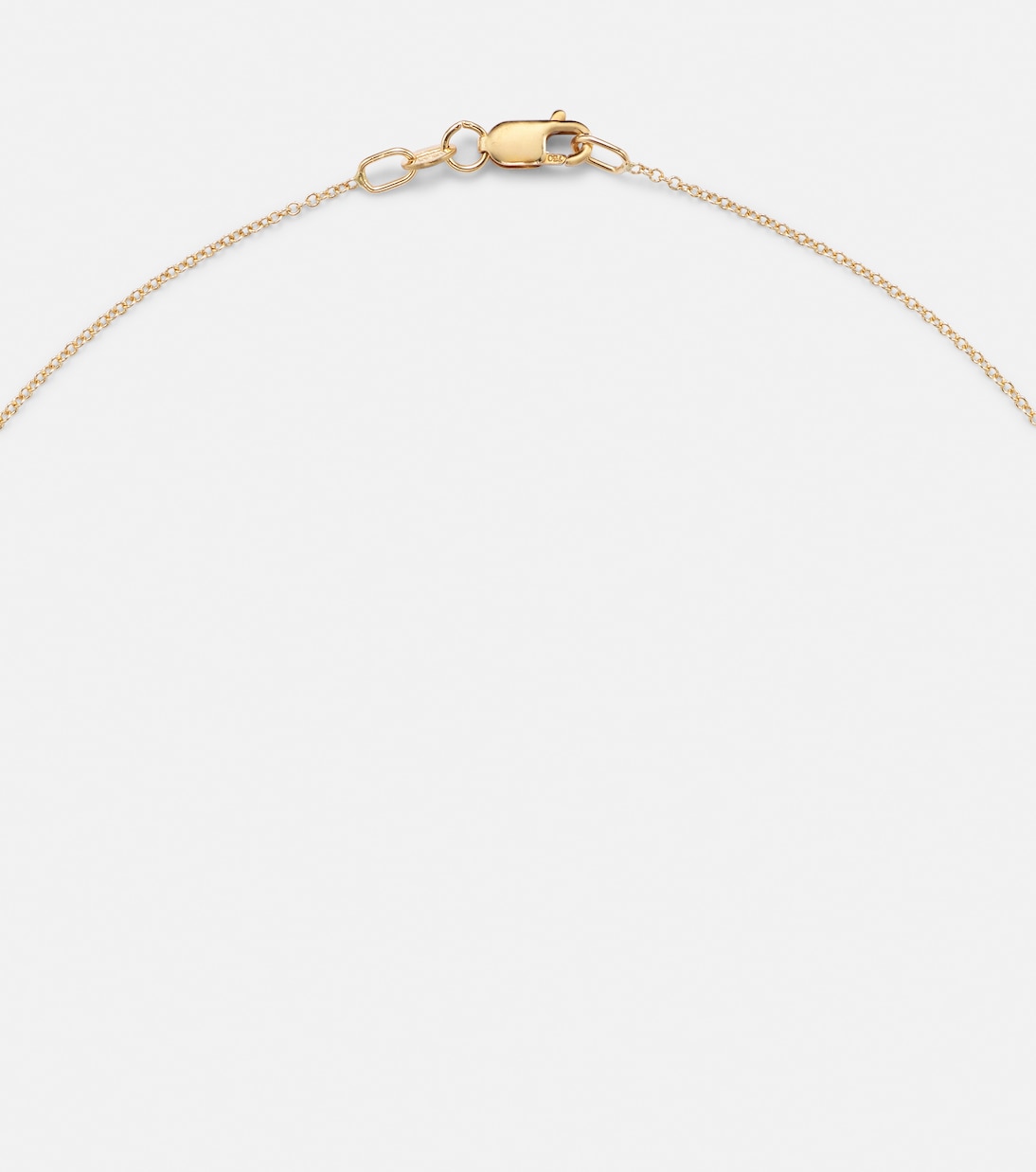 Halskette Lucky Clover aus 18kt Gelbgold mit Edelsteinen | Ileana Makri