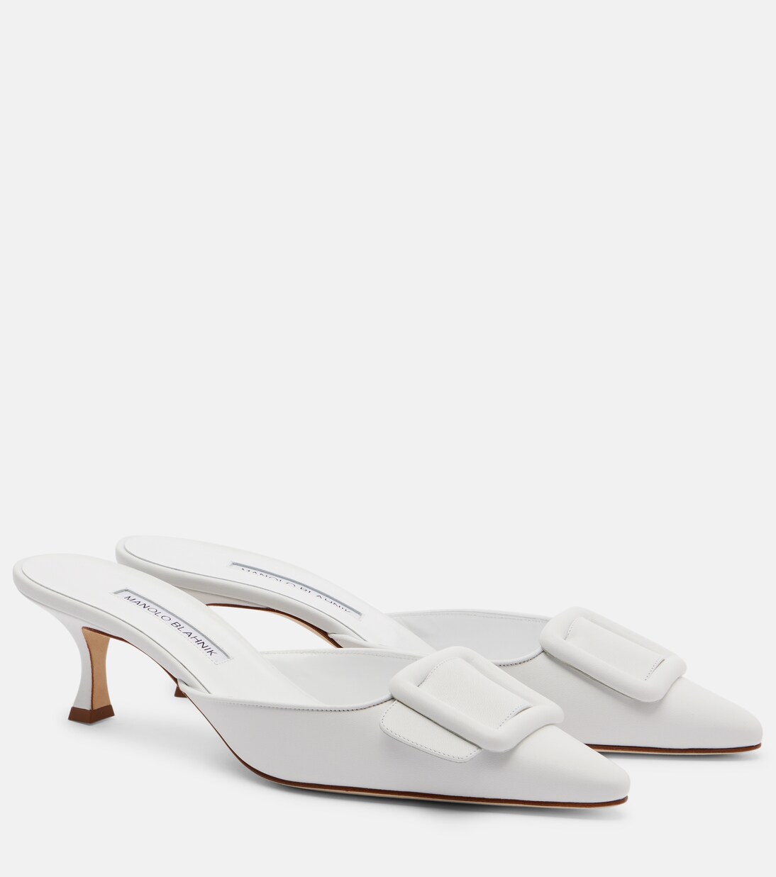 Maysale 50 leather mules | Manolo Blahnik