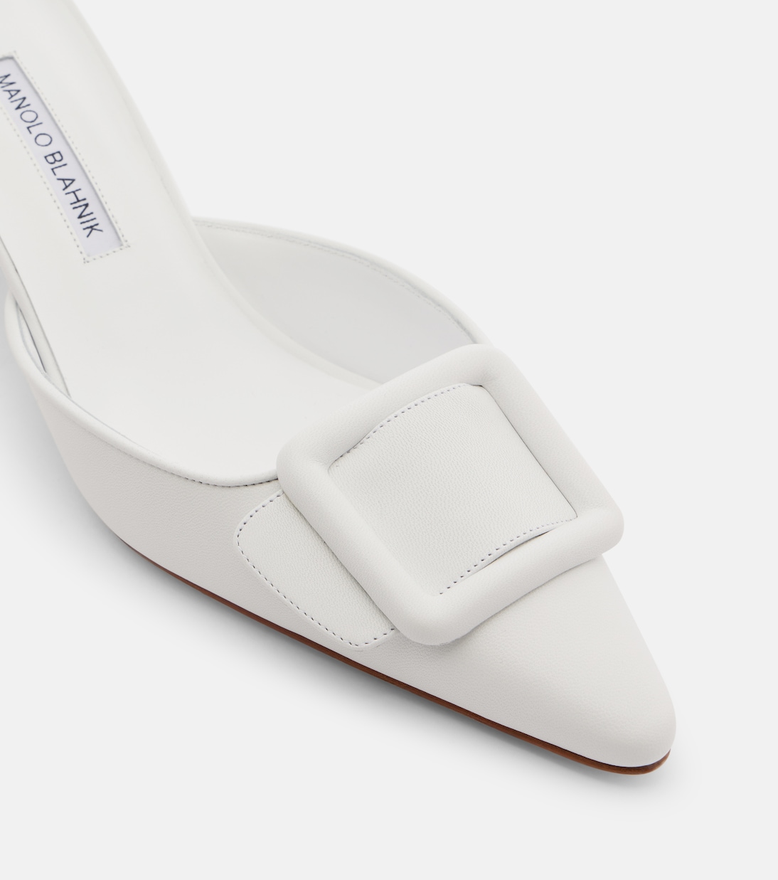 Maysale 50 leather mules | Manolo Blahnik