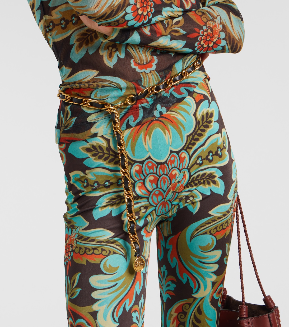 Kettengürtel mit Leder | Etro