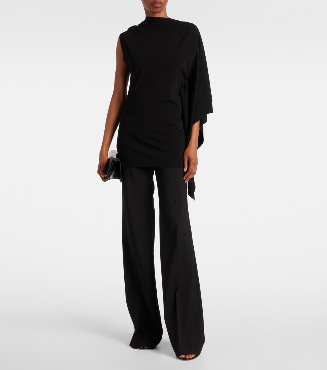 Fiorella asymmetric jersey top | Sportmax