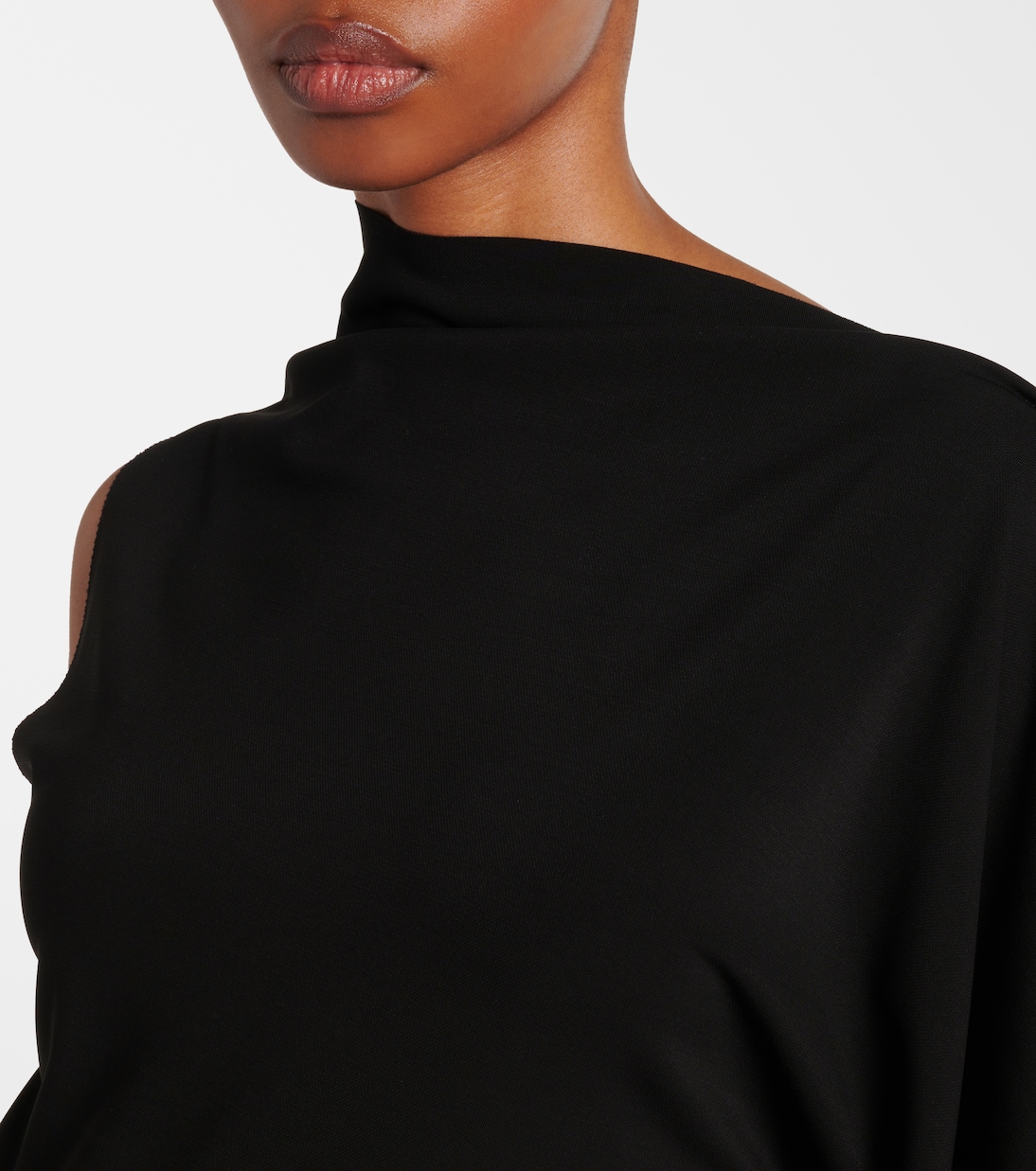 Fiorella asymmetric jersey top | Sportmax