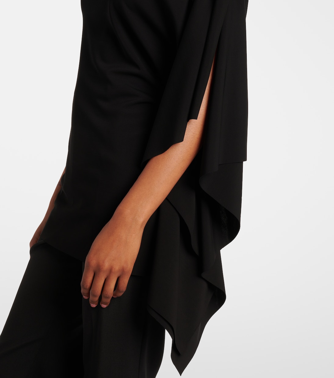 Fiorella asymmetric jersey top | Sportmax