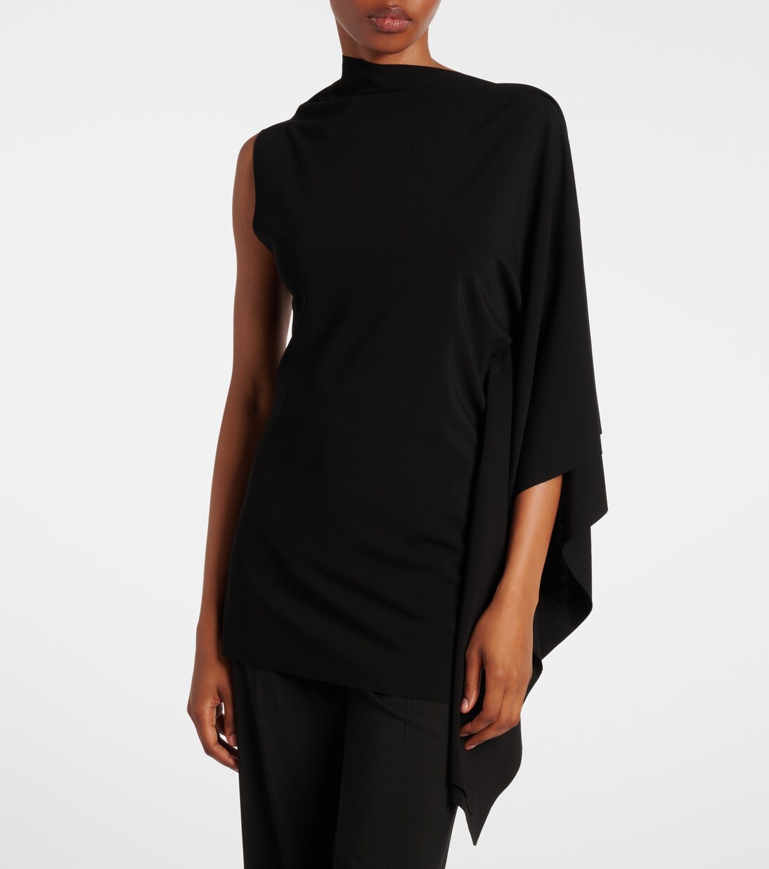 Fiorella asymmetric jersey top | Sportmax