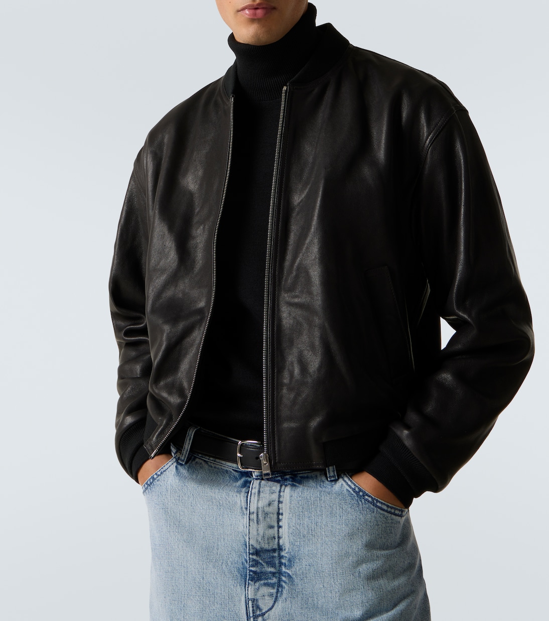 Chaqueta bomber de piel | Frame