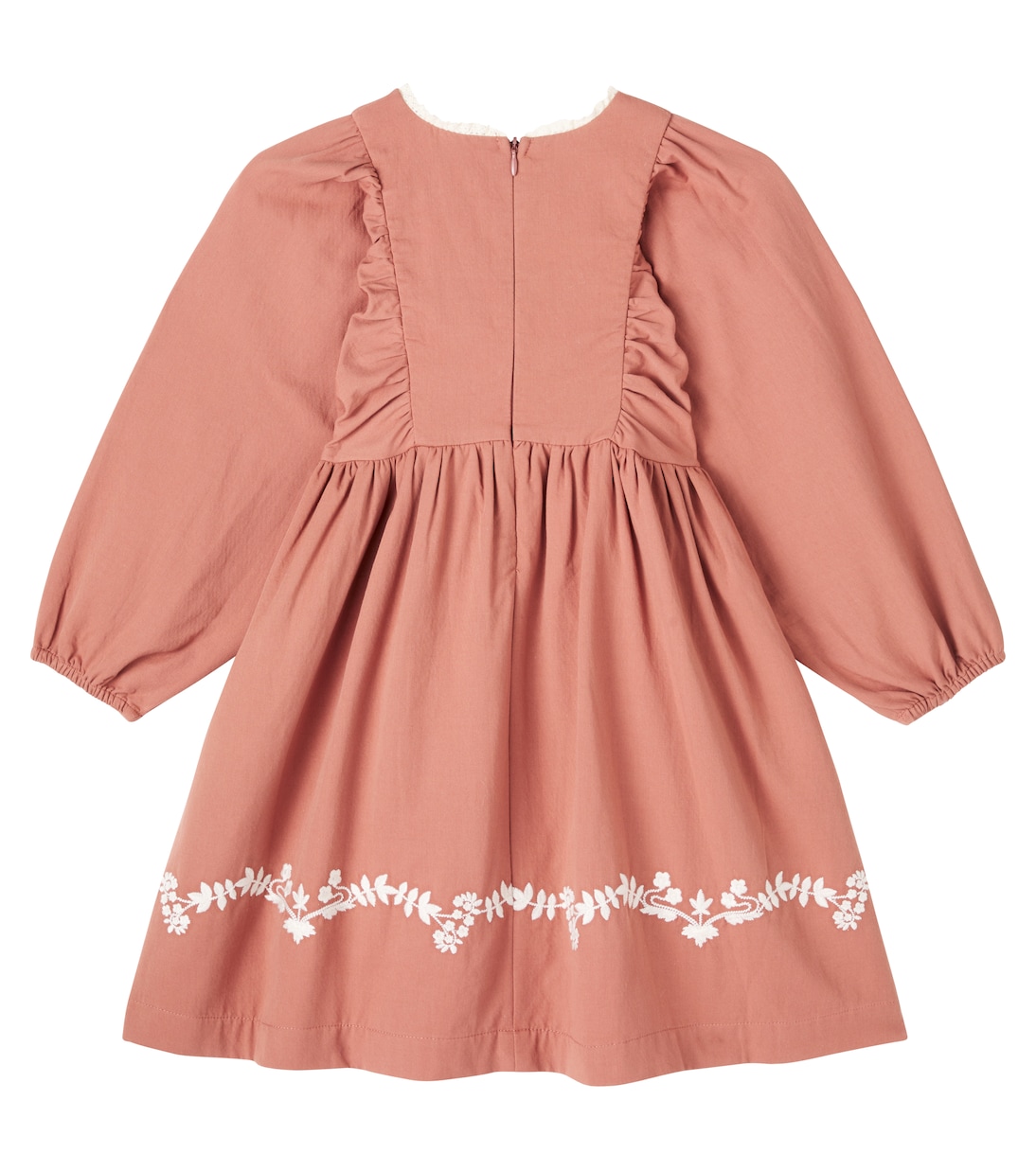 Kana embroidered cotton dress | C'era Una Volta
