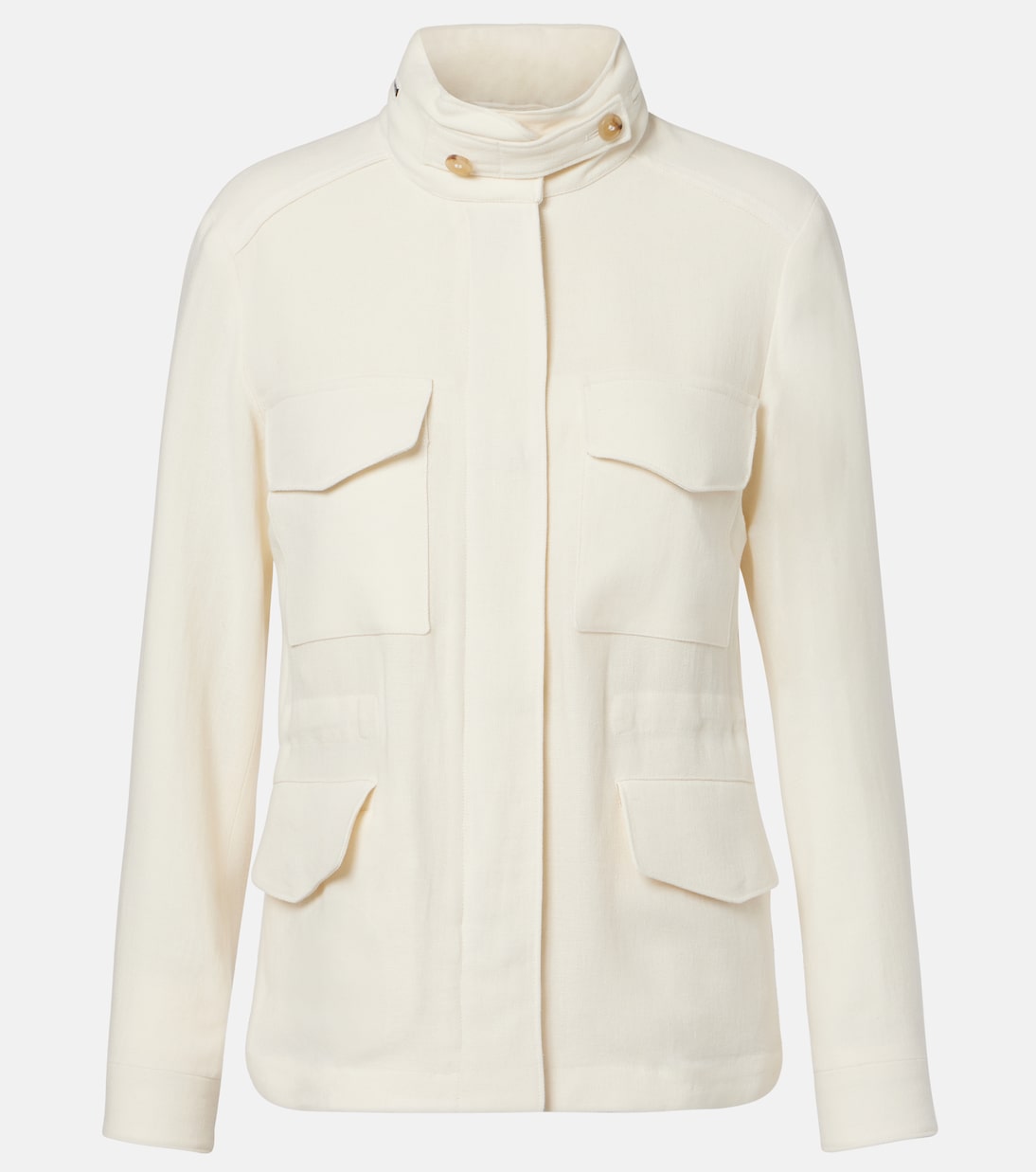 Feldjacke Traveler Mini aus Leinen-Crêpe | Loro Piana