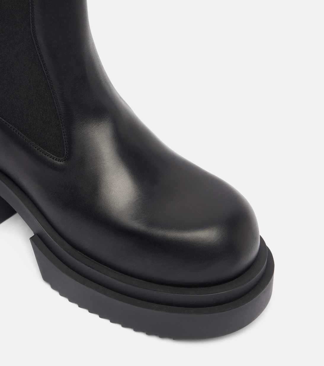 Bottines Beatle à plateforme en cuir | Rick Owens