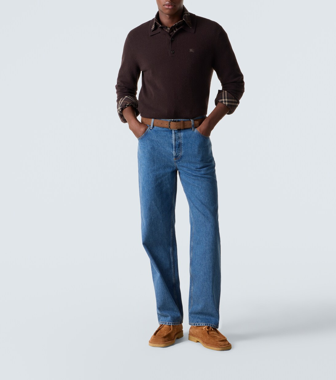 Polopullover aus einem Kaschmirgemisch | Burberry