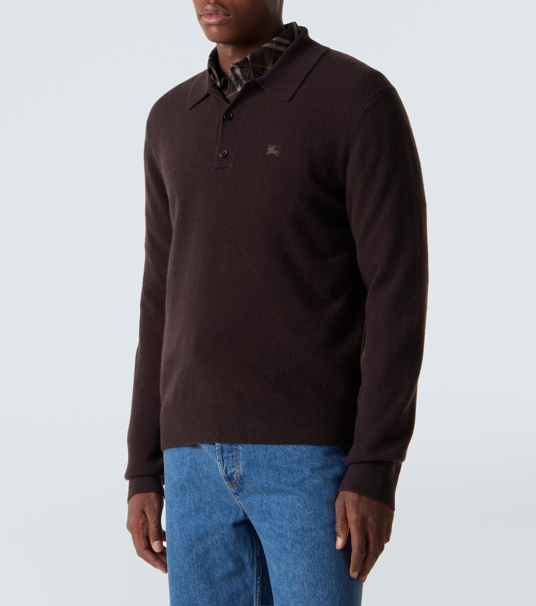 Polopullover aus einem Kaschmirgemisch | Burberry
