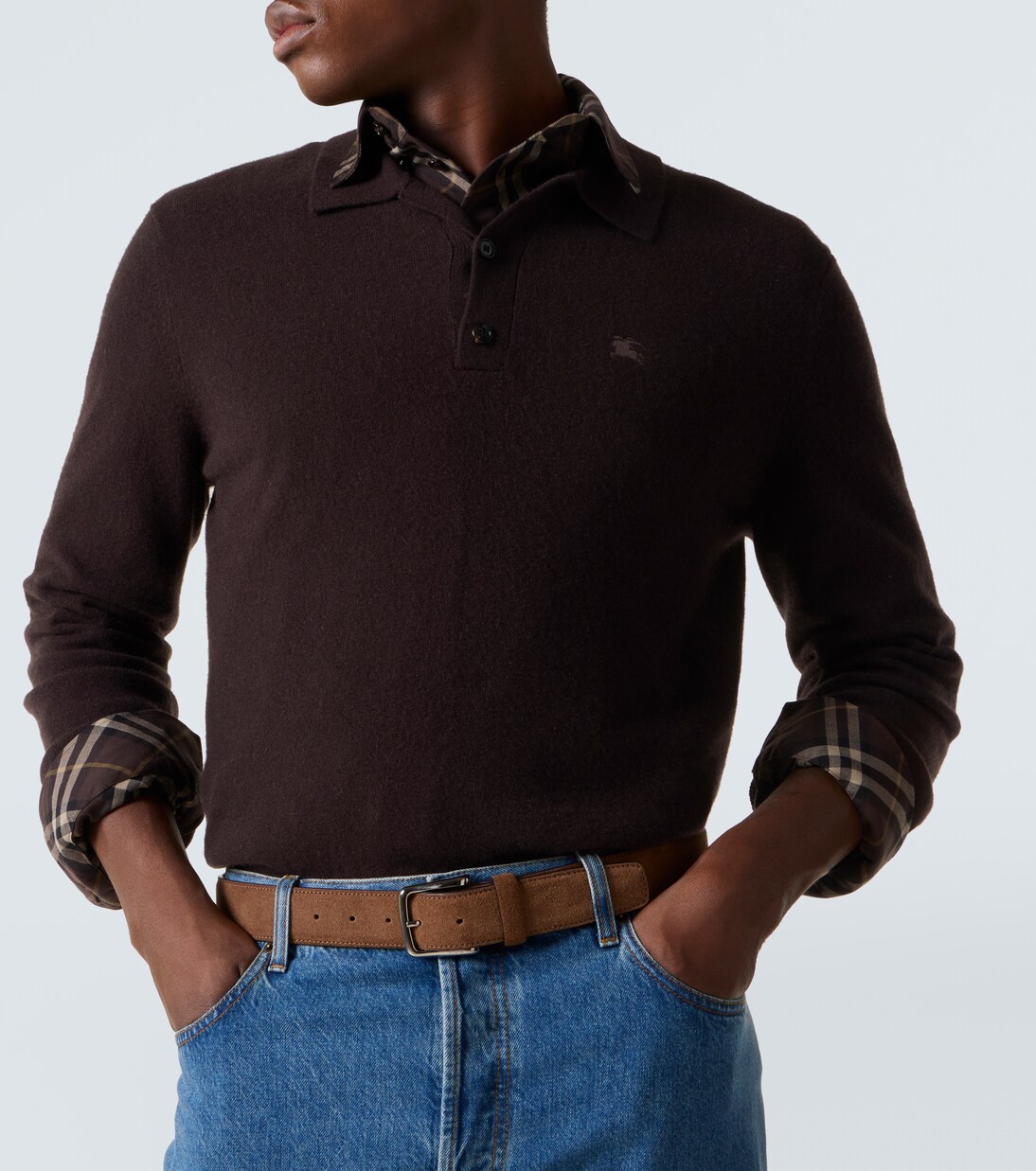 Polopullover aus einem Kaschmirgemisch | Burberry