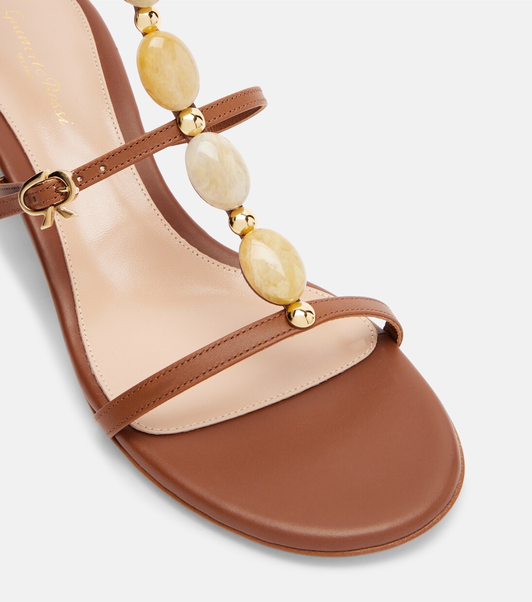 Shanti 45 embellished leather sandals | Gianvito Rossi