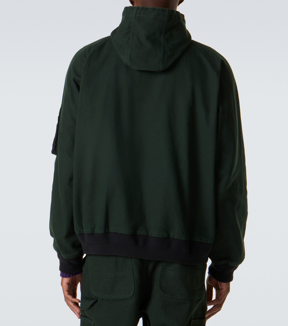 x Carhatt - Giacca imbottita in cotone con cappuccio | Sacai