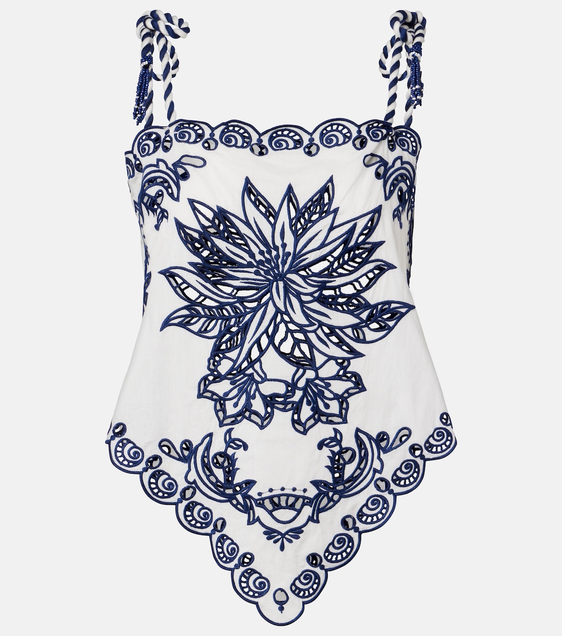 Floral embroidered cotton blouse | Farm Rio