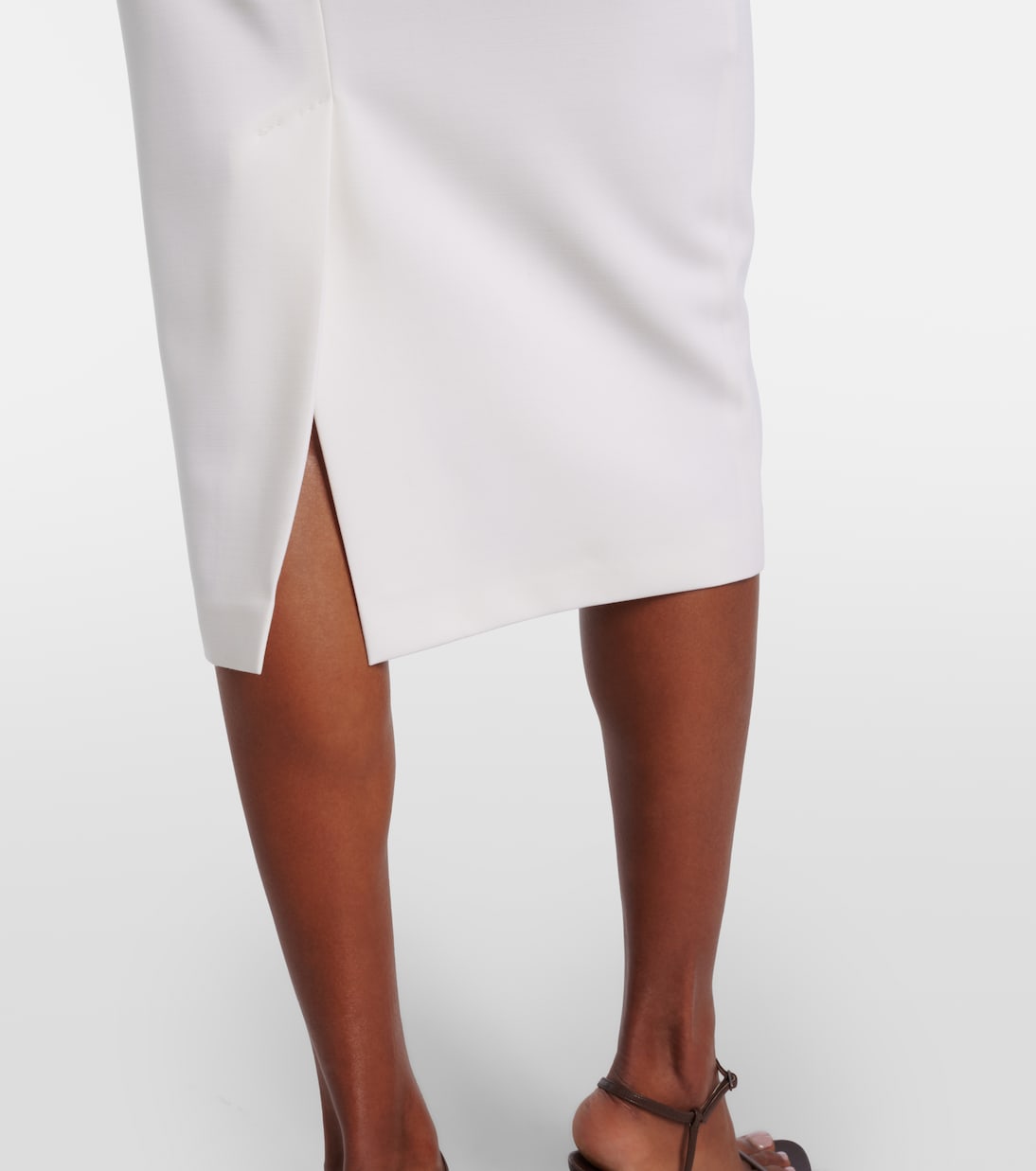 Falda midi Otre de lana | Max Mara