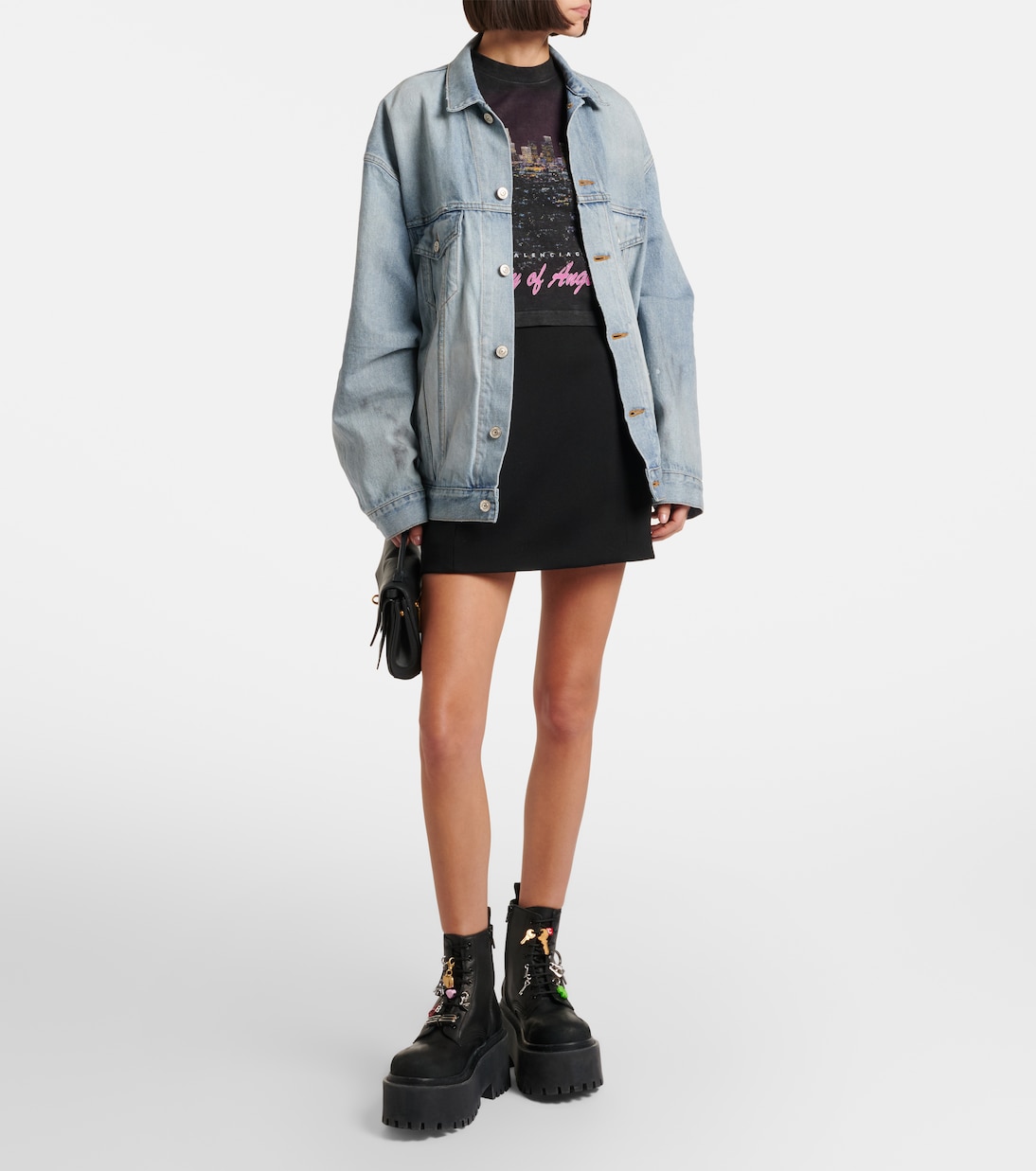 Botas con plataforma de piel adornadas | Balenciaga