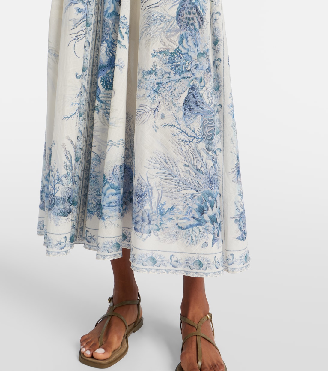 Wanderlust cotton maxi skirt | Zimmermann