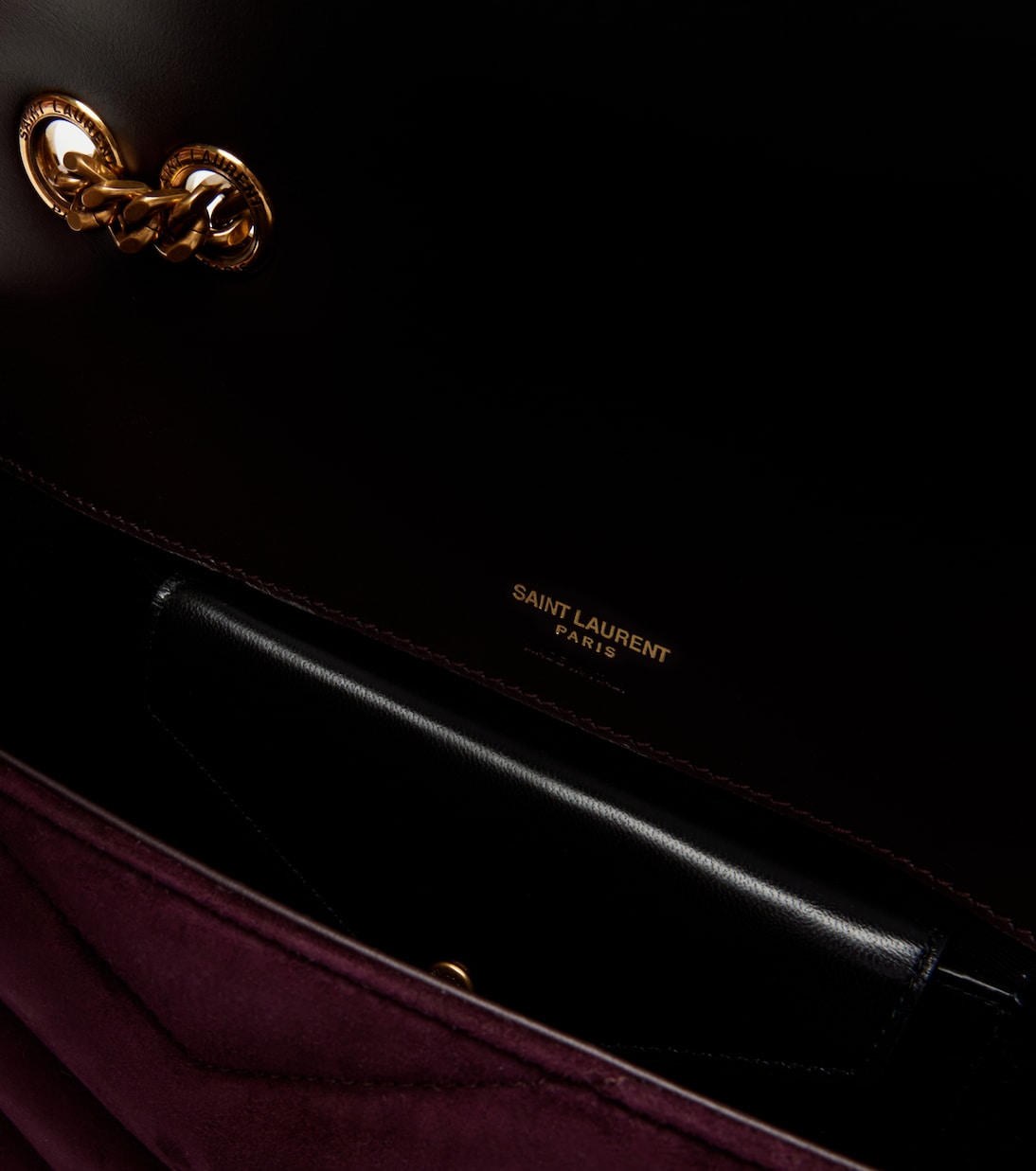 Loulou Small suede shoulder bag | Saint Laurent