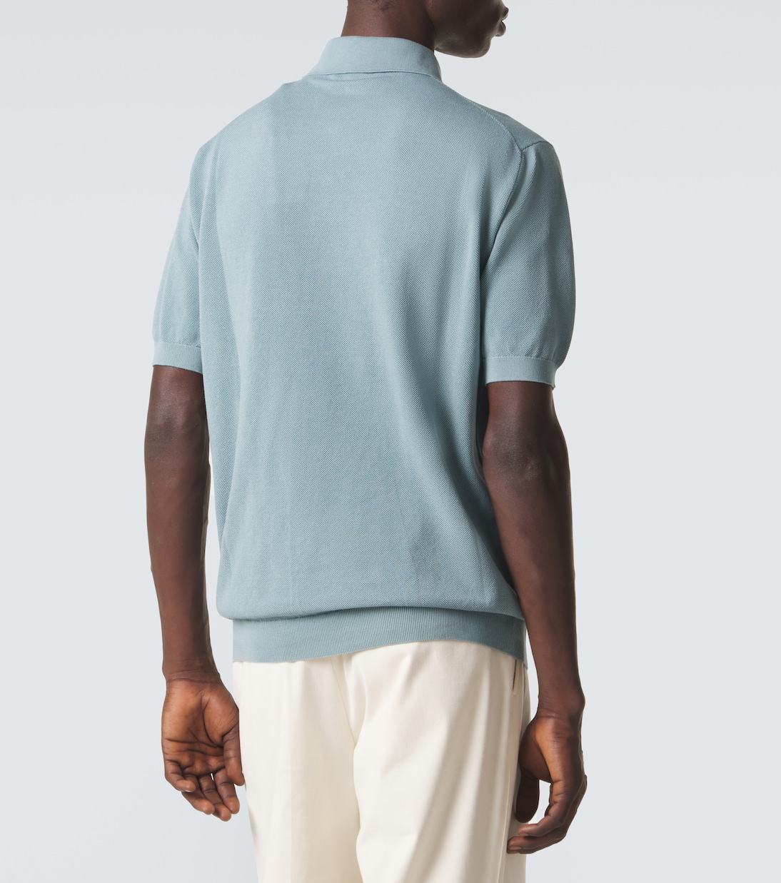 棉质珠地布Polo衫 | Lardini