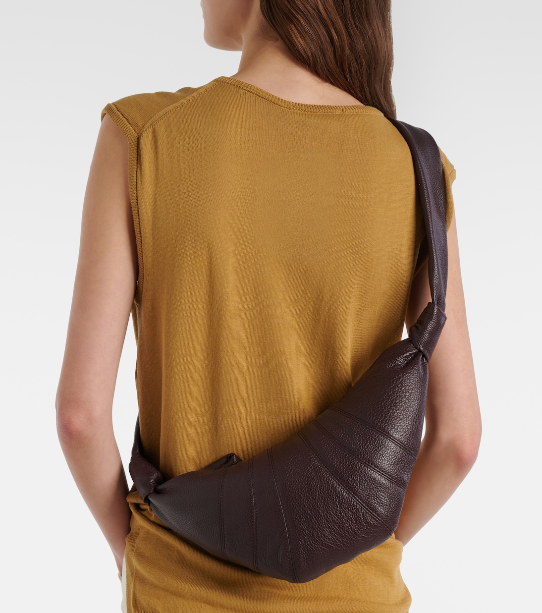 Croissant Large leather bag | Lemaire