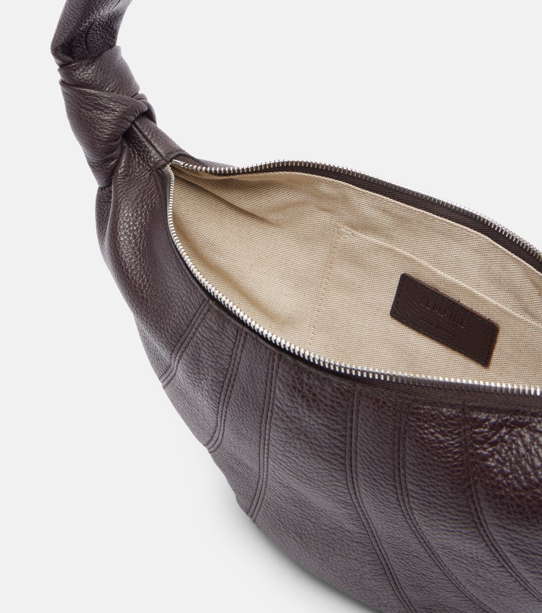 Croissant Large leather bag | Lemaire
