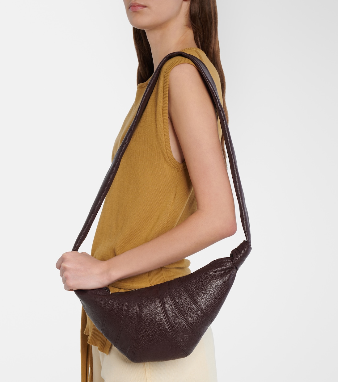 Croissant Large leather bag | Lemaire