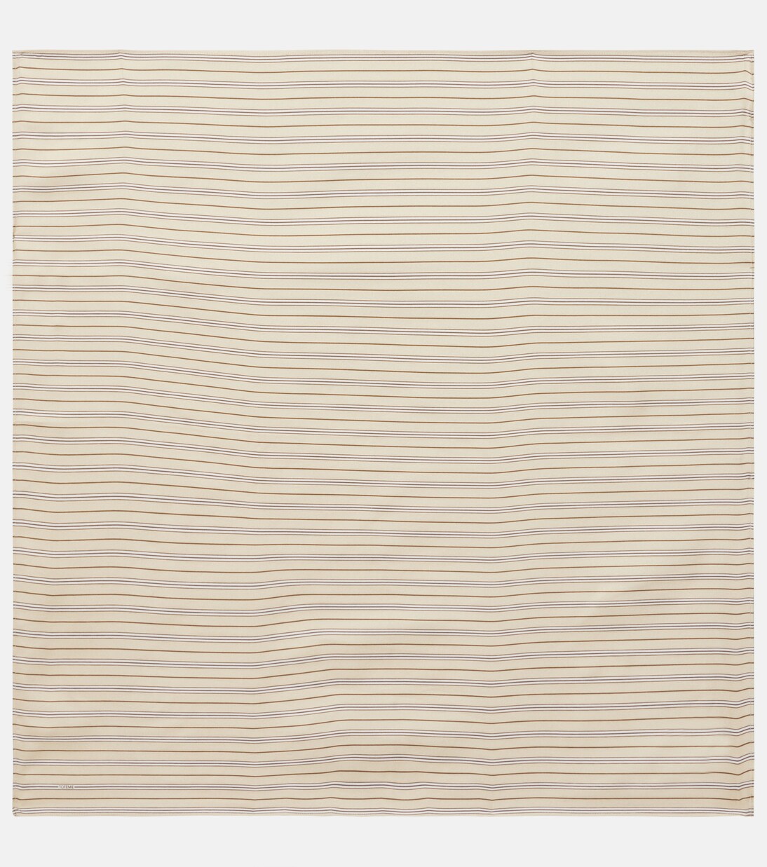 Pañuelo de seda a rayas | Toteme