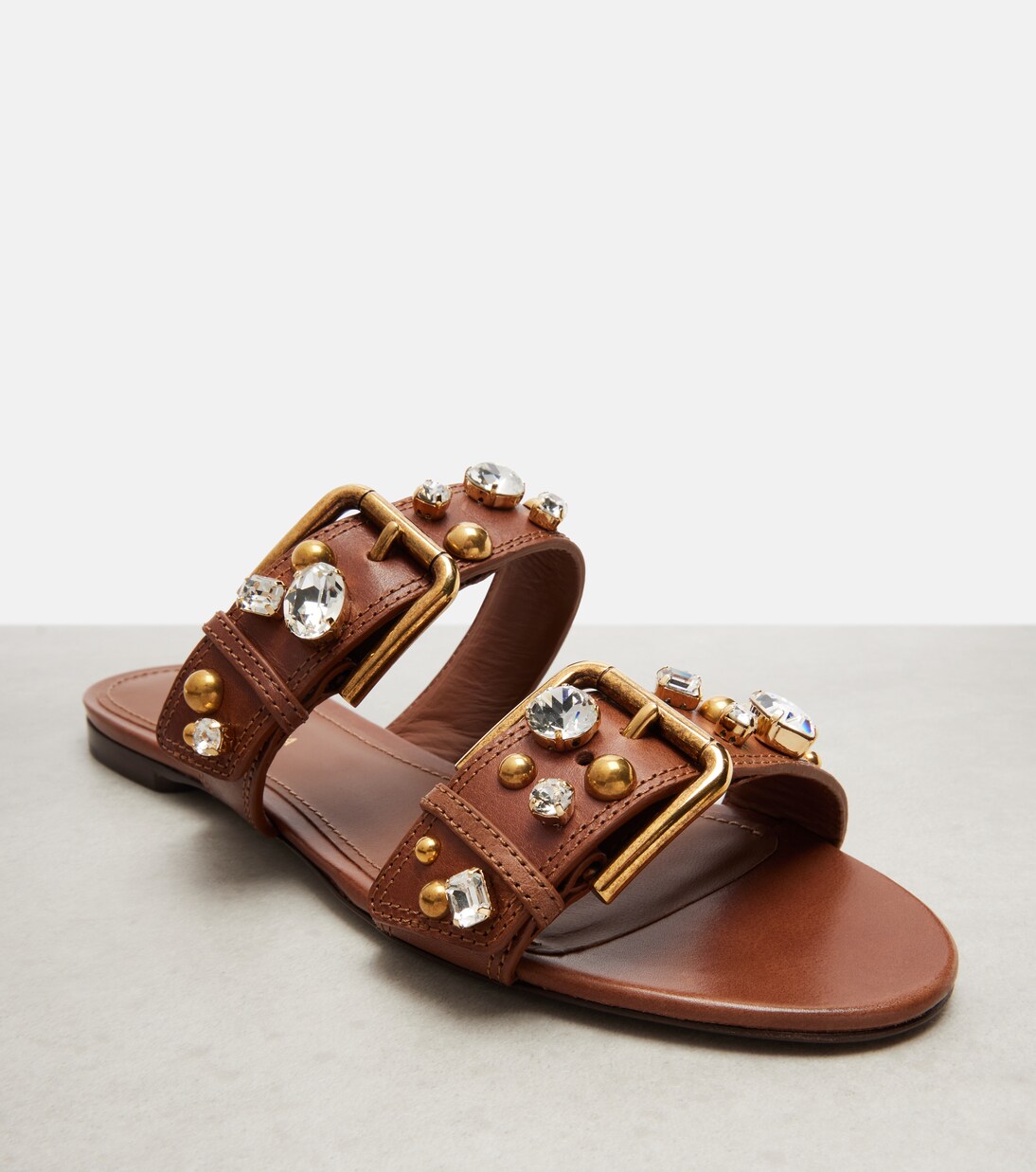 Sandalias de piel adornadas | Dolce&Gabbana