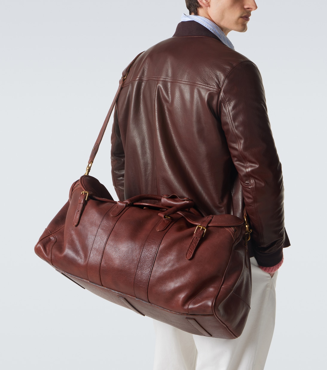 Heritage leather duffel bag | Polo Ralph Lauren