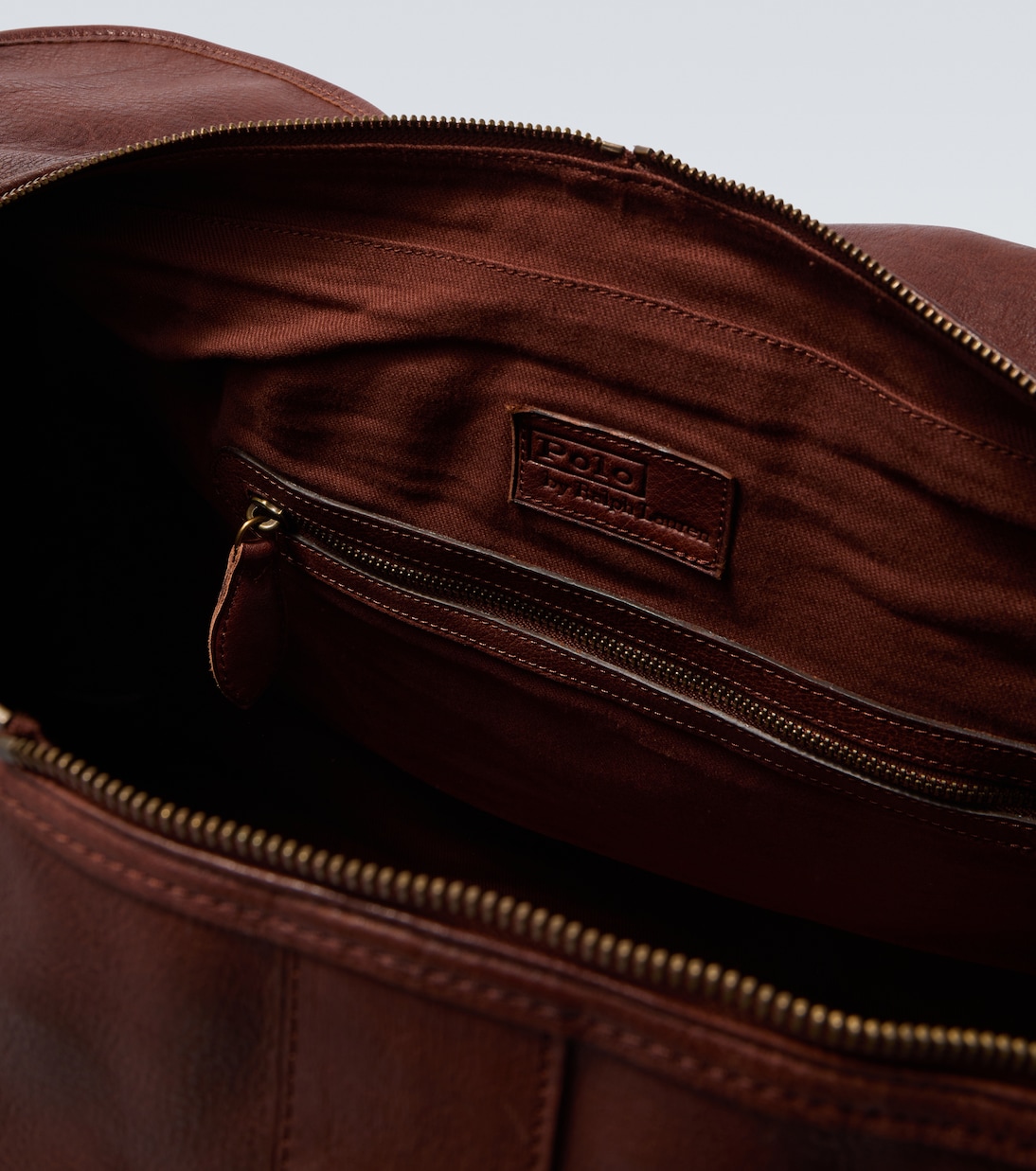 Heritage leather duffel bag | Polo Ralph Lauren