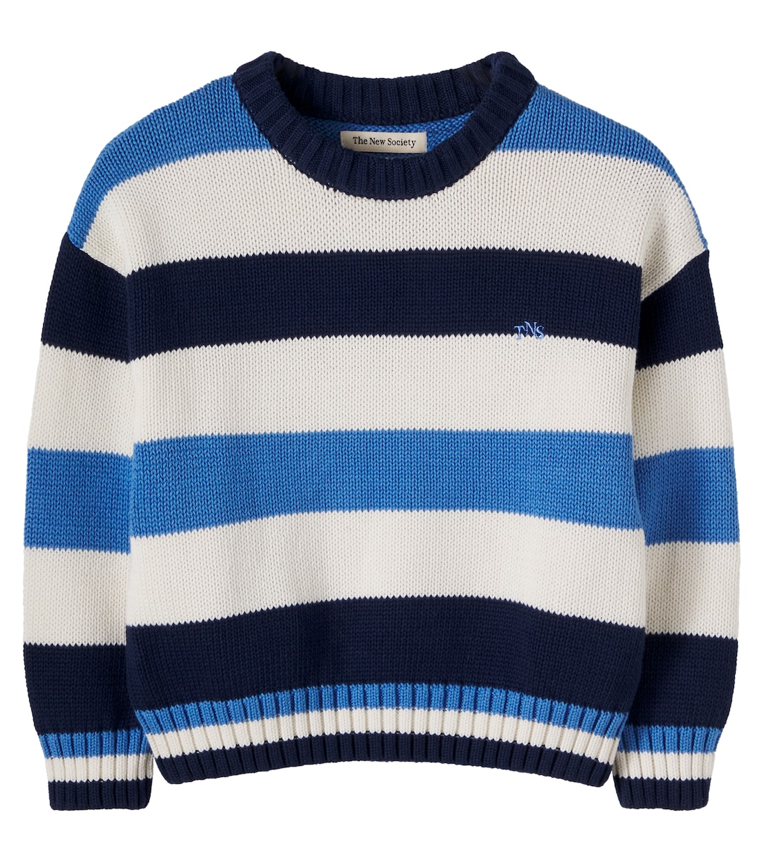 Celosia striped cotton sweater | The New Society