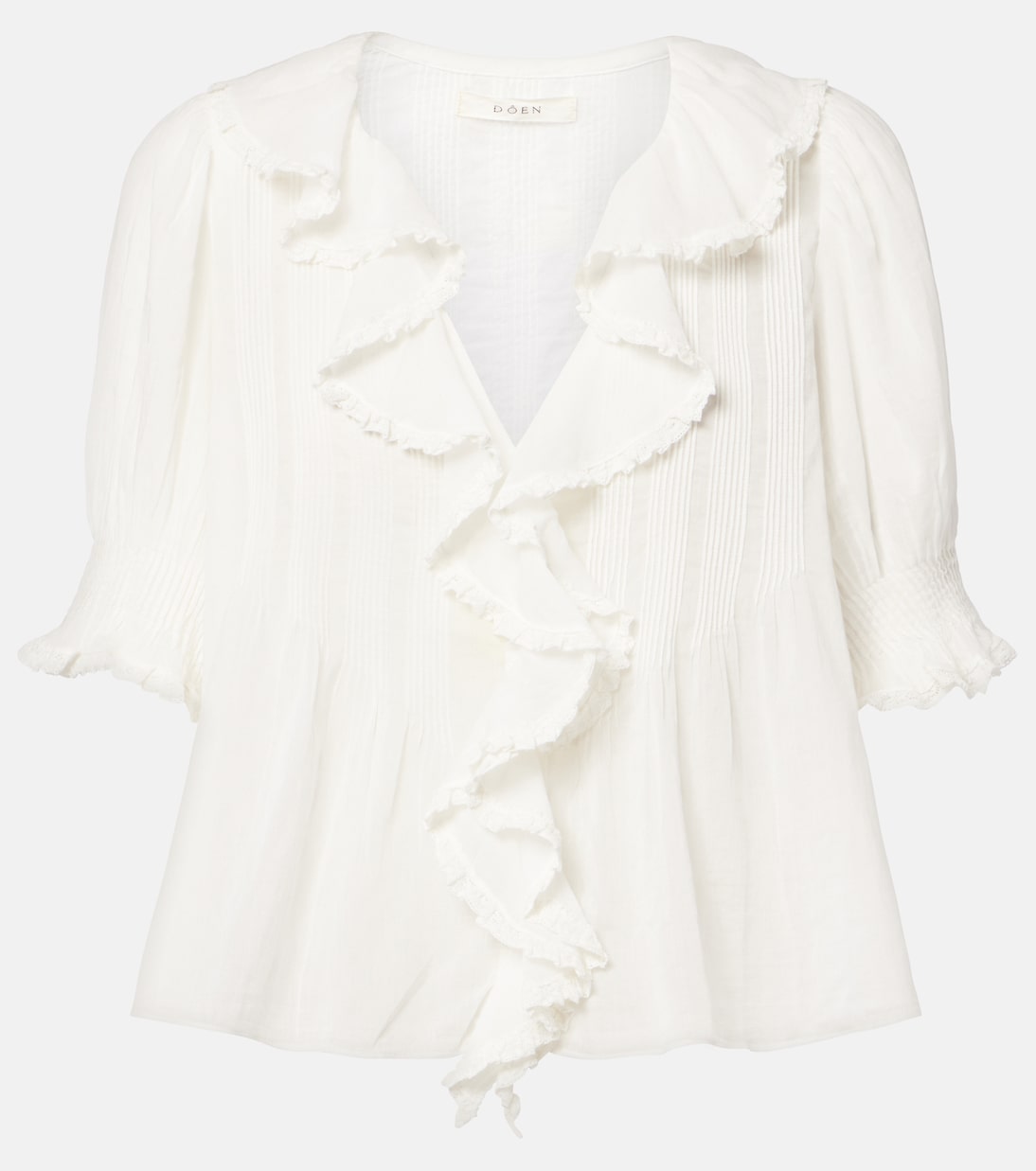 Henri cotton voile top | Dôen