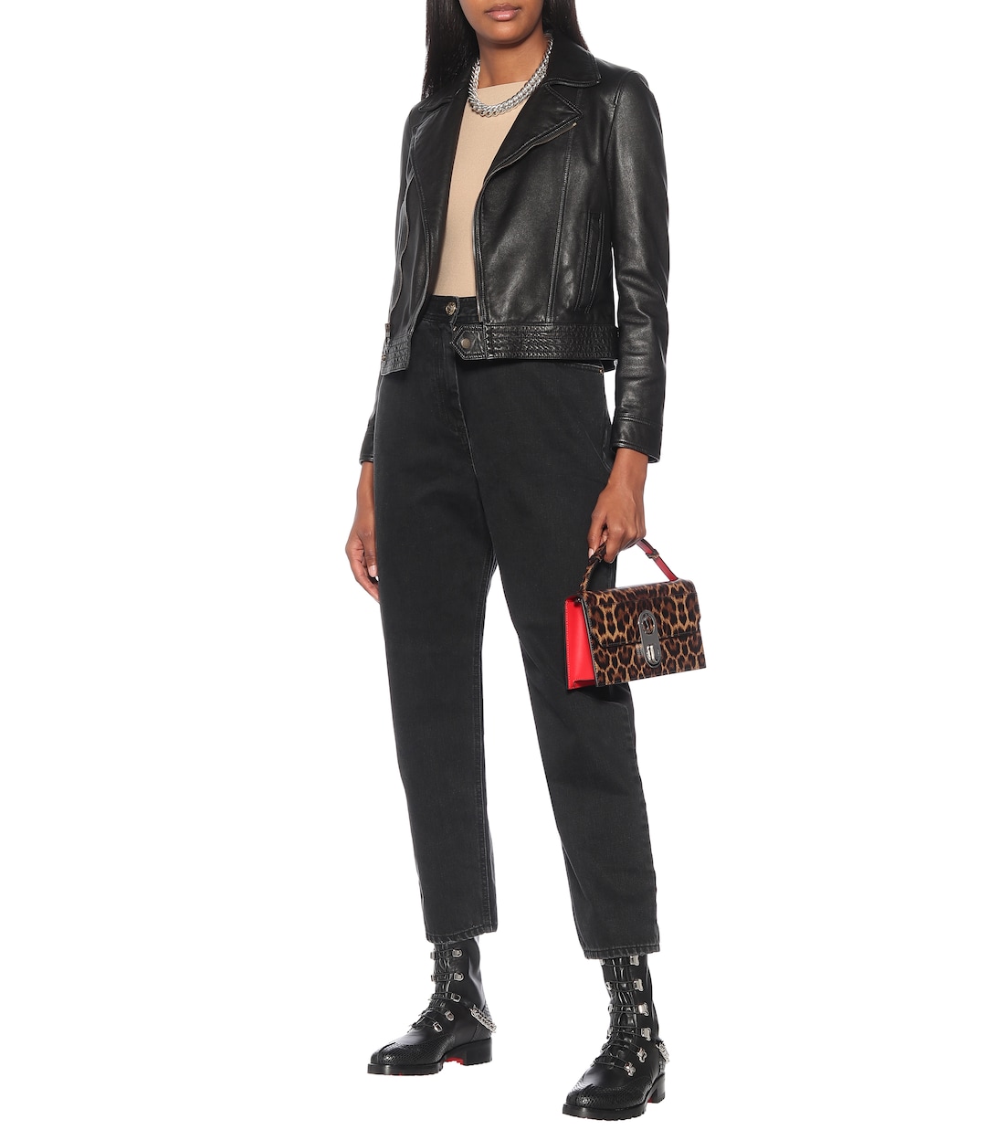 Bottines Horse Guarda en cuir | Christian Louboutin