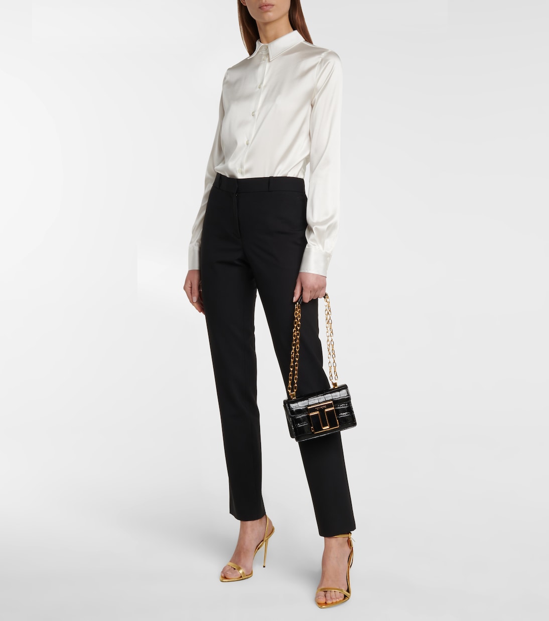 Padlock leather sandals | Tom Ford
