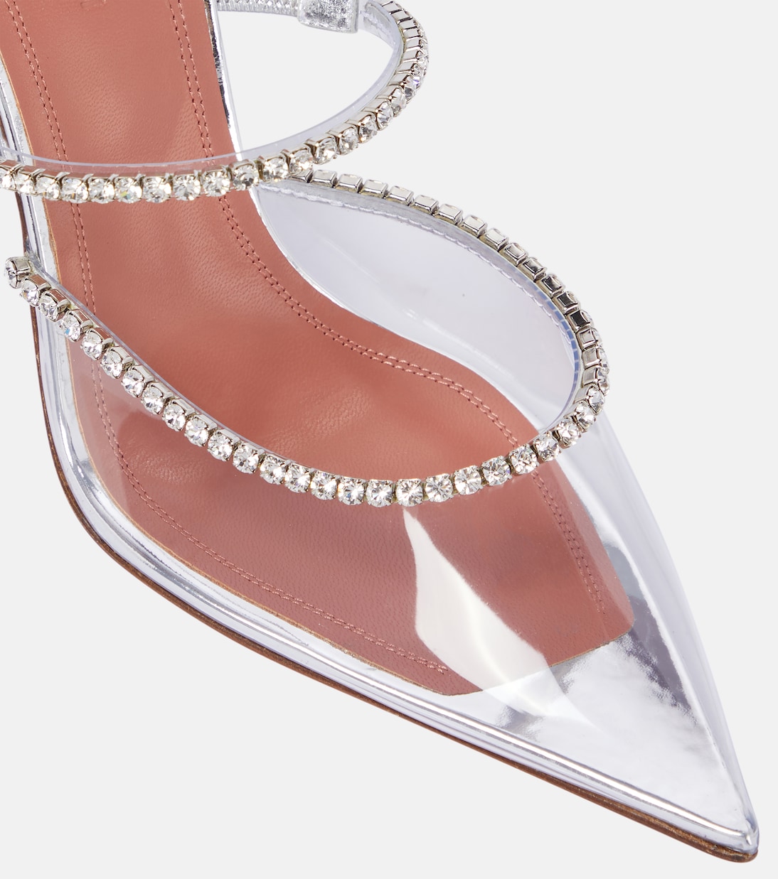 Gilda embellished PVC mules | Amina Muaddi