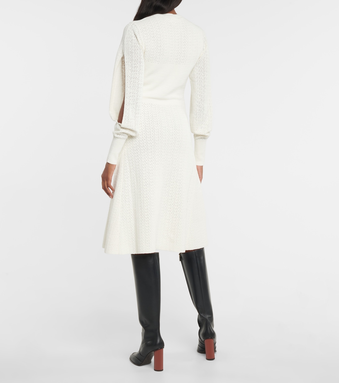 Vestido midi de punto | Victoria Beckham