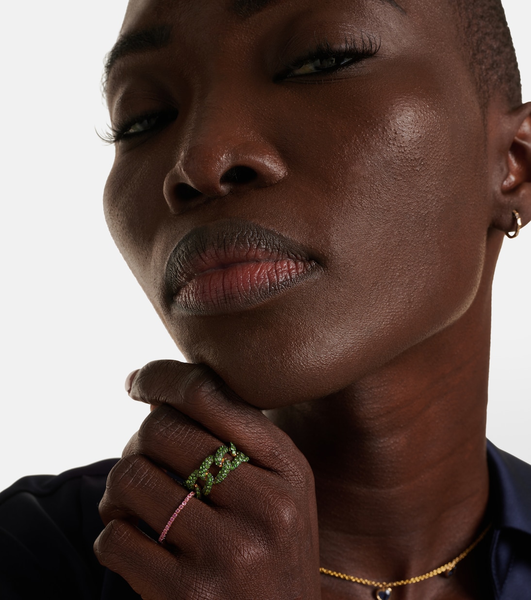 Bague Thread en or 18 ct et saphirs | Shay Jewelry