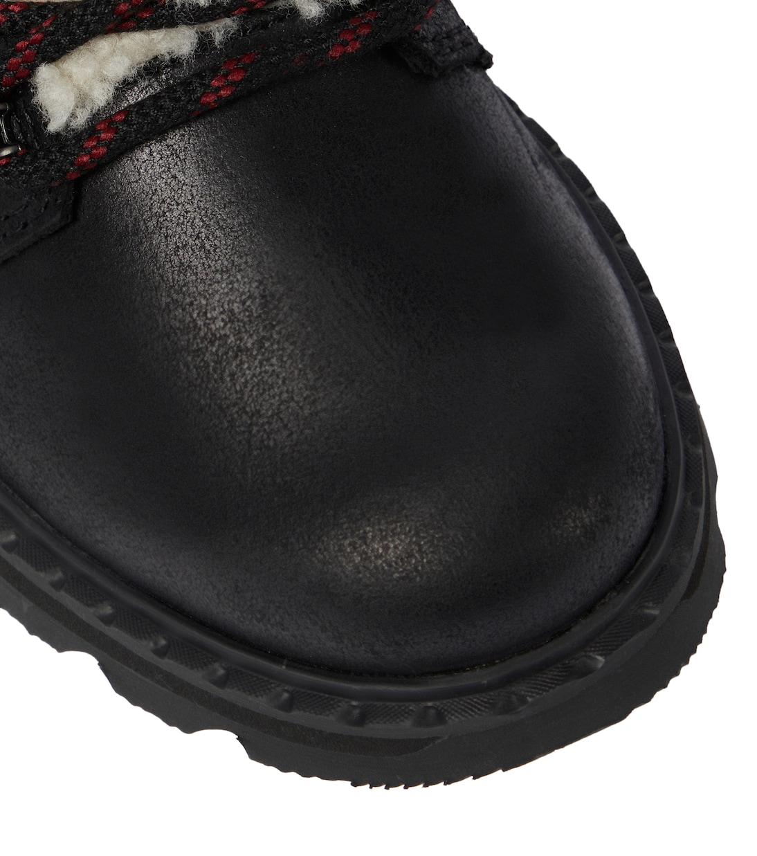 Lennox leather and shearling combat boots | Sorel