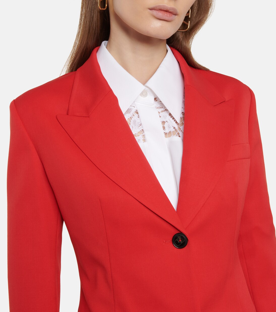 Single-breasted wool blazer | Valentino